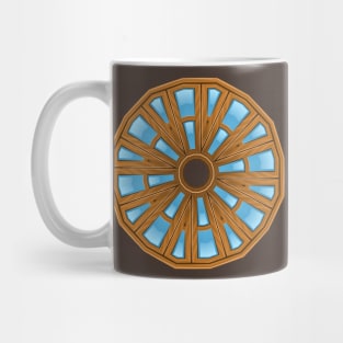 Wood Textured Symbol Mug